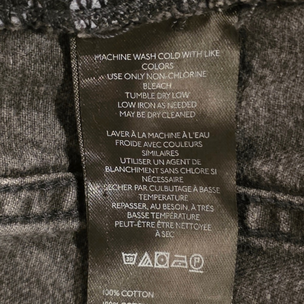 We The Free Aster High Rise Straight Jeans Women's 31 Asteroid Black Button Fly - Picture 14 of 15